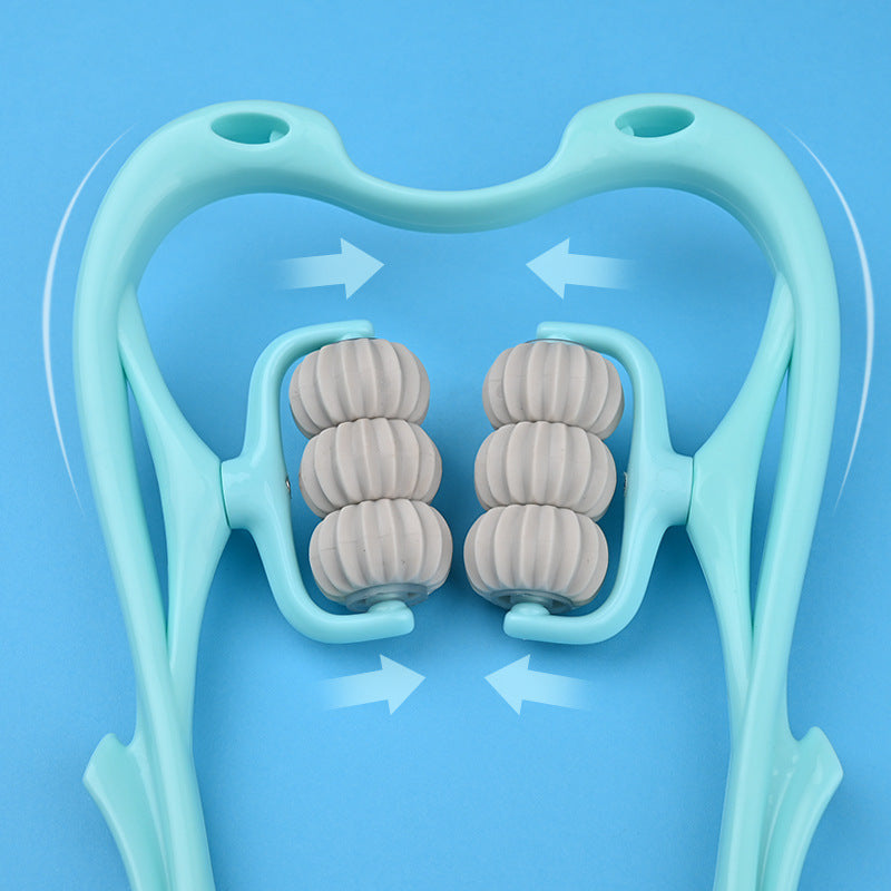 Masajeador de cuello manual con rodillos 360° – imagen 5